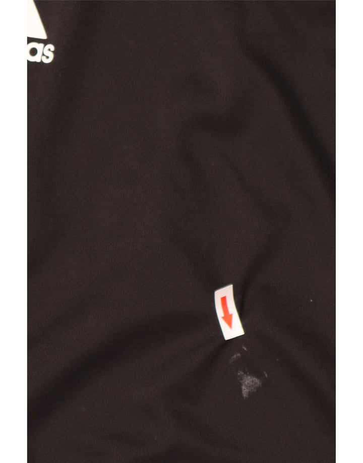 Adidas Mens Climacool T-Shirt Top XL Black Polyester