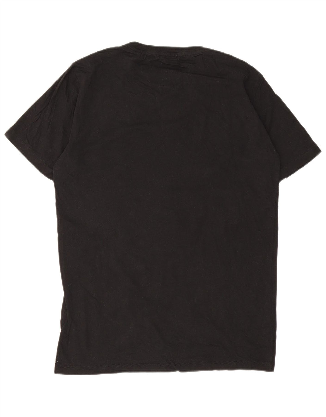 Replay Mens Graphic T-Shirt Top Medium Black Cotton