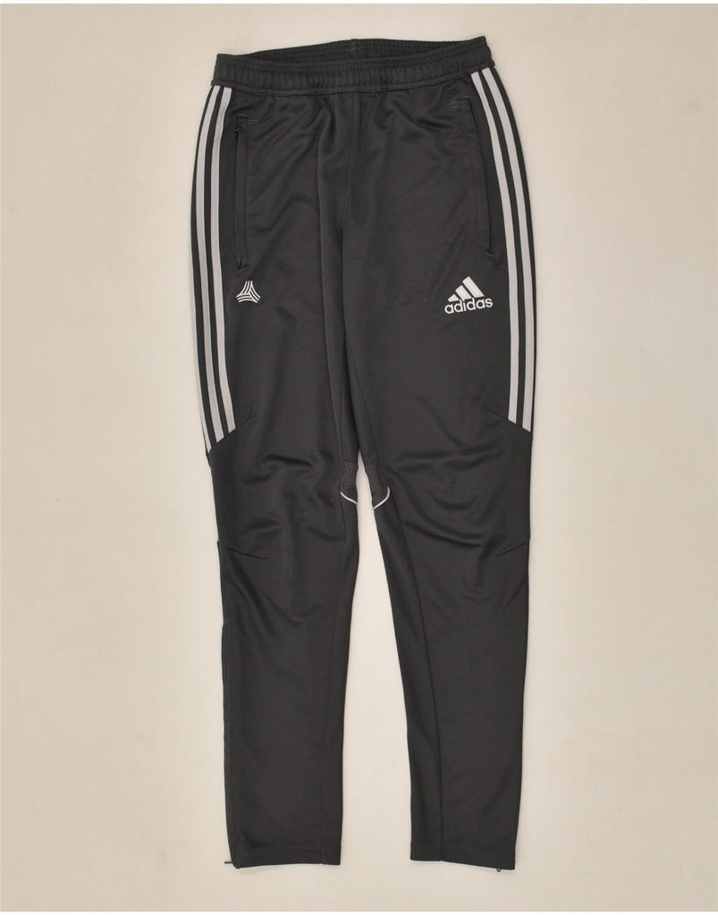 ADIDAS Womens Climalite Tracksuit Trousers UK 10 Small Grey Polyester | Vintage Adidas | Thrift | Second-Hand Adidas | Used Clothing | Messina Hembry 