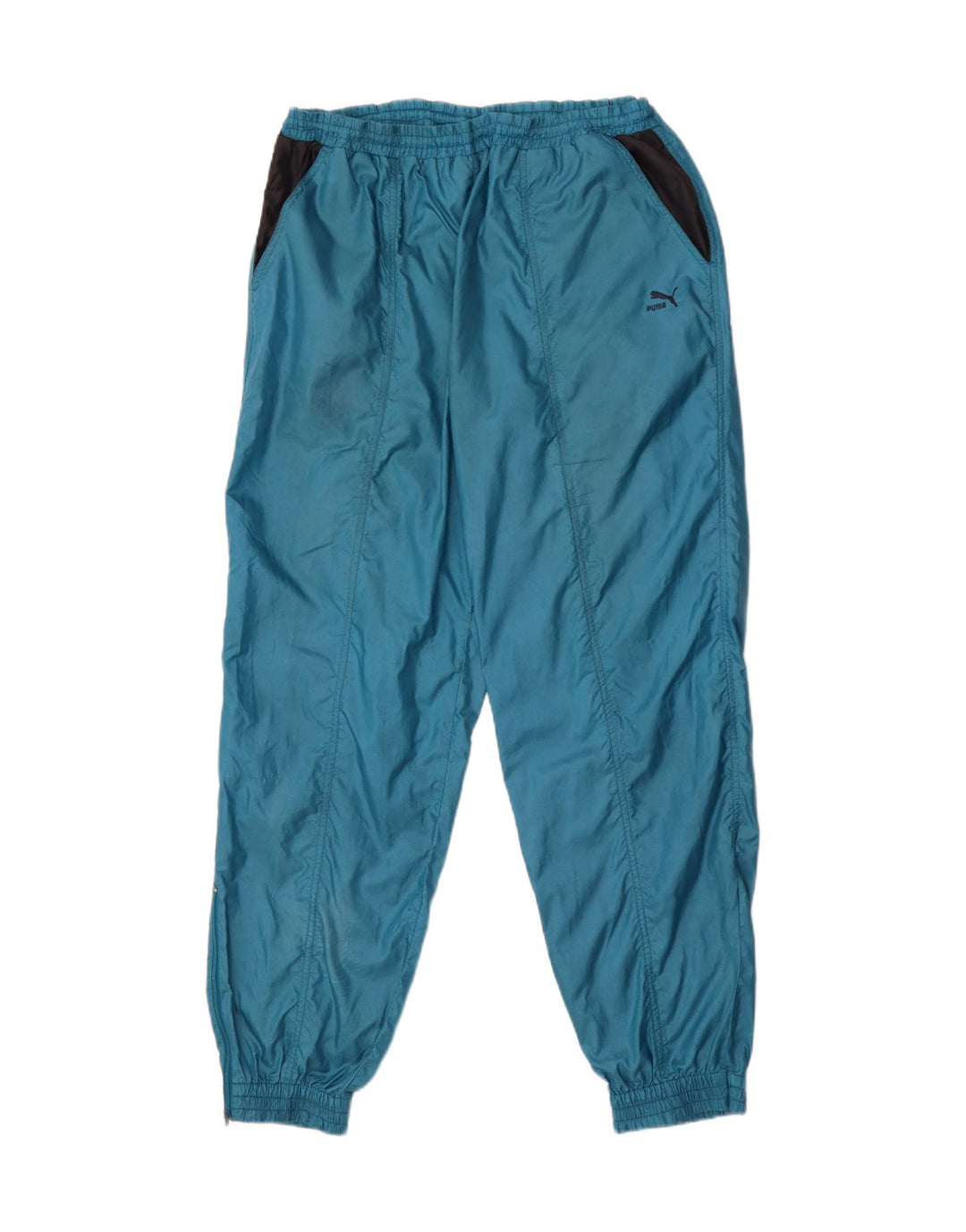 PUMA Mens Tracksuit Trousers Joggers Large  Blue Polyamide Vintage Puma and Second-Hand Puma from Messina Hembry 