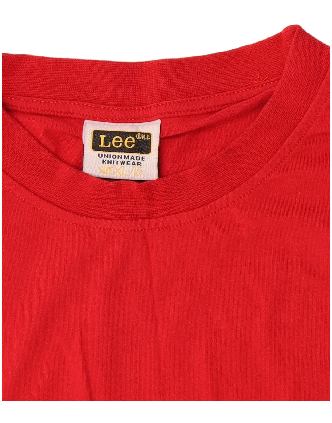 Lee Boys T-Shirt Top 15-16 Years XL Red Cotton