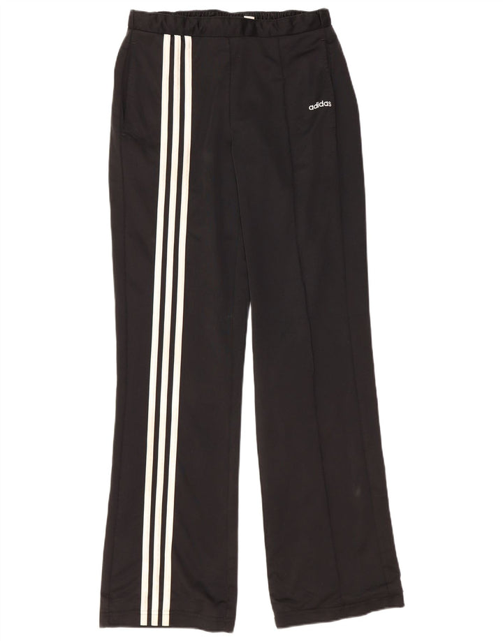 ADIDAS Womens Tracksuit Trousers UK 10 Small Black Polyester