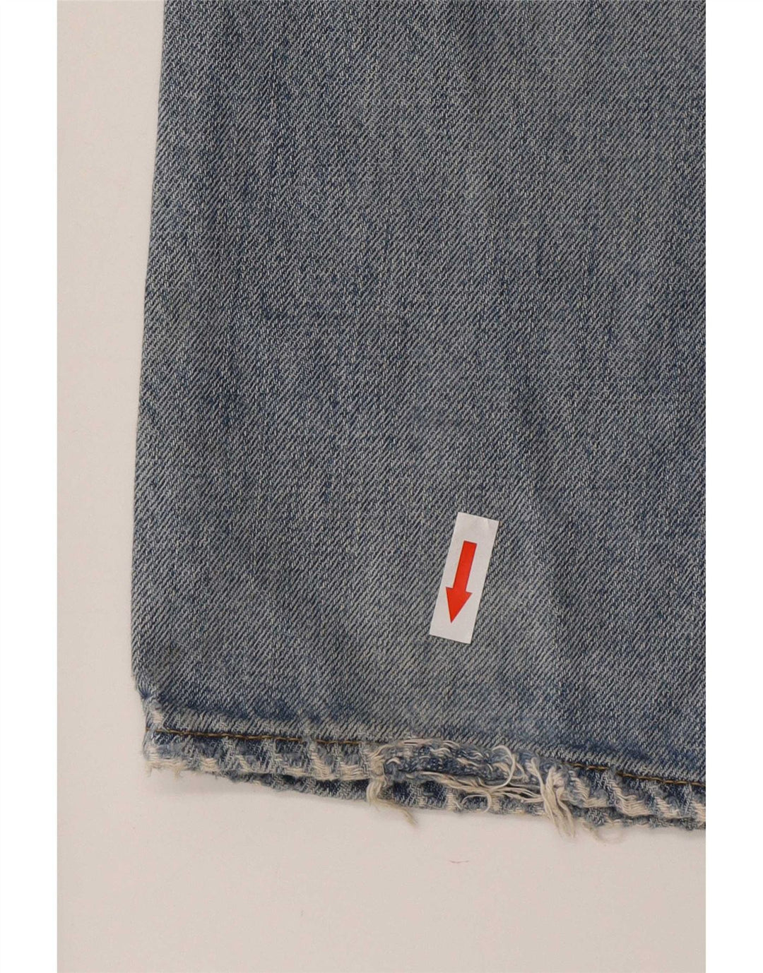 Carhartt Mens Distressed Straight Jeans W34 L34 Blue Cotton
