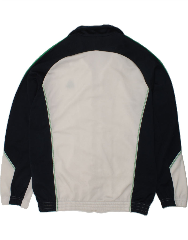 ADIDAS Boys Tracksuit Top Jacket 11-12 Years White Colourblock Polyester | Vintage Adidas | Thrift | Second-Hand Adidas | Used Clothing | Messina Hembry 