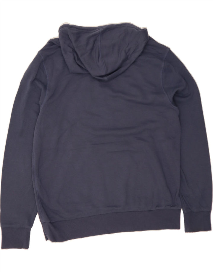 HURLEY Mens Graphic Hoodie Jumper Large Navy Blue Vintage Hurley and Second-Hand Hurley from Messina Hembry 