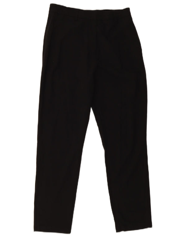 Marks & Spencer Womens Slim Chino Trousers UK 10 Small W28 L26 Black
