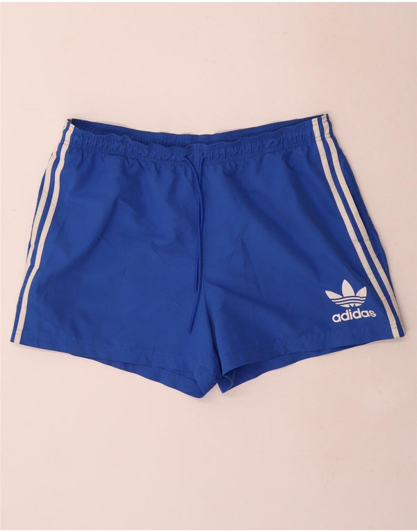 Adidas Mens Sport Shorts XL Blue Polyester