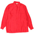 Vintage Womens Shirt Blouse EU 38/40 Medium Red