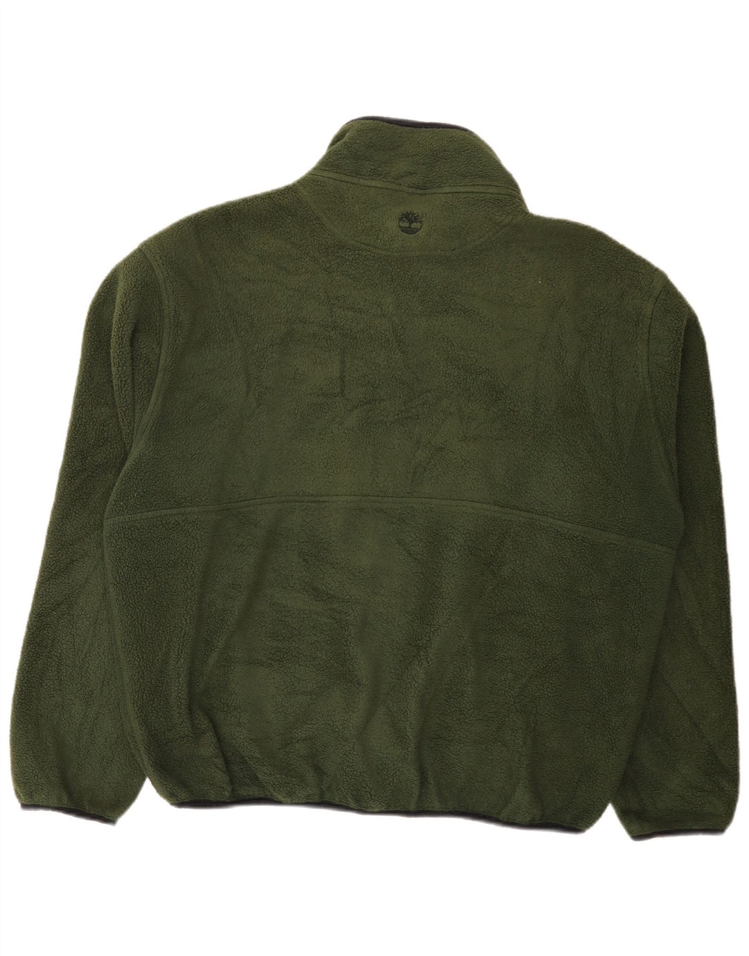 Timberland Mens Fleece Jacket UK 40 Large Green Polyester