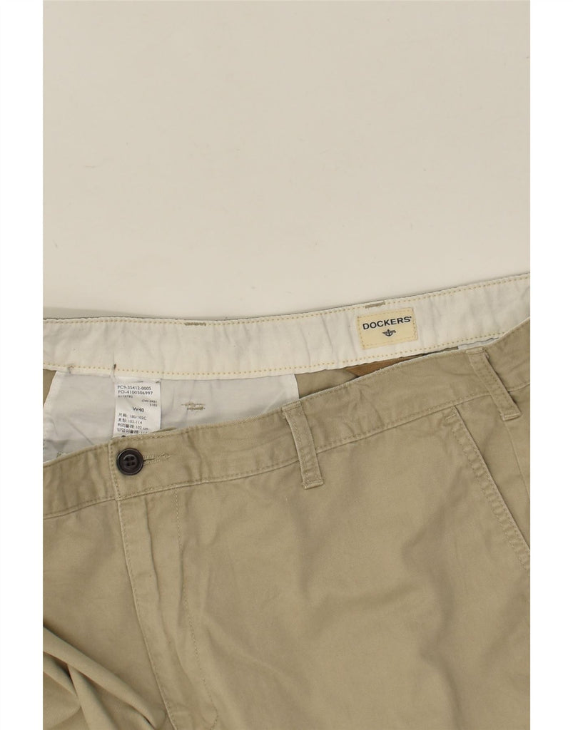 DOCKERS Mens Chino Shorts W40 XL Beige | Vintage Dockers | Thrift | Second-Hand Dockers | Used Clothing | Messina Hembry 