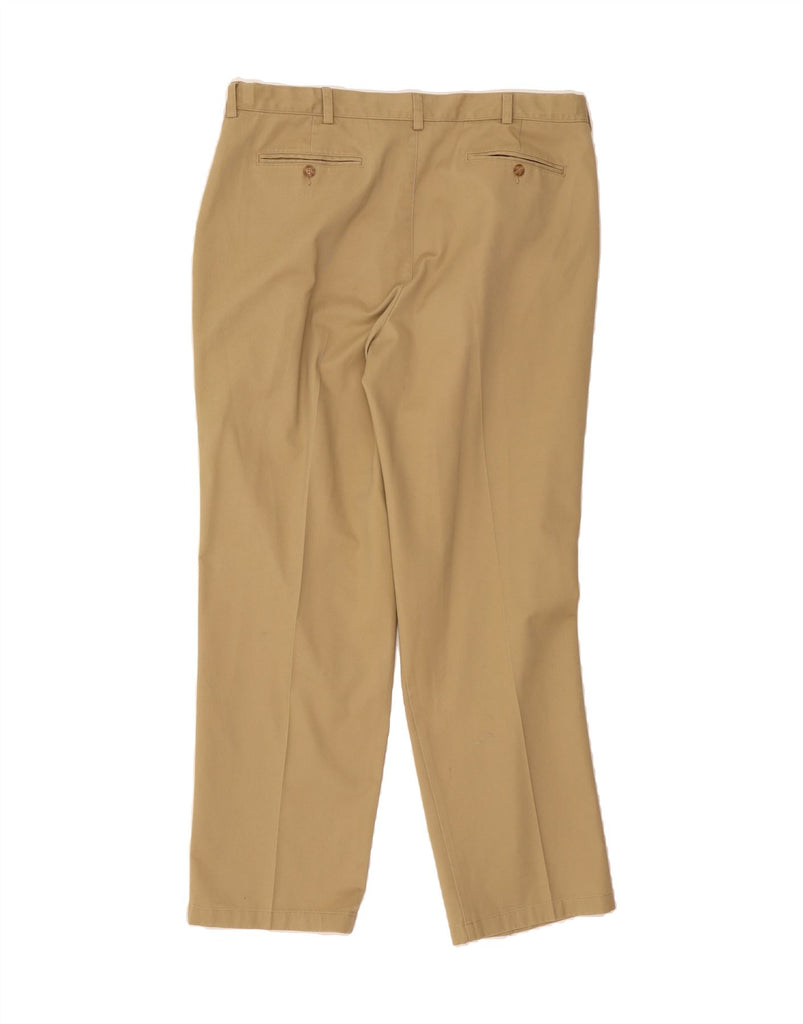 L.L.BEAN Mens Comfort Fit Pegged Chino Trousers W40 L34 Beige Cotton Vintage L.L.Bean and Second-Hand L.L.Bean from Messina Hembry 
