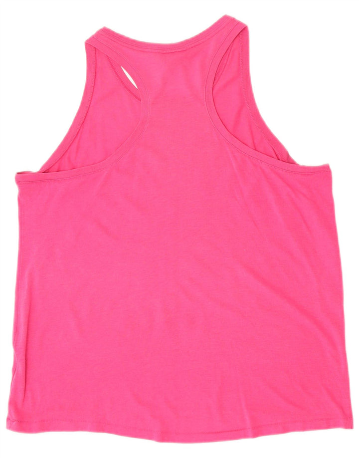 Nike Womens Graphic Vest Top UK 14 Medium Pink