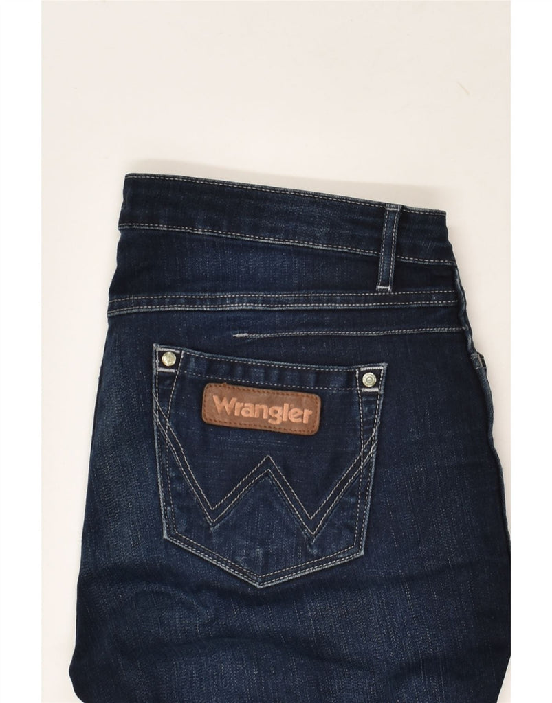 WRANGLER Womens Sara Straight Jeans W33 L34  Navy Blue Cotton | Vintage Wrangler | Thrift | Second-Hand Wrangler | Used Clothing | Messina Hembry 