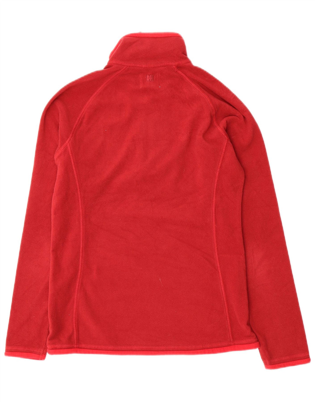 Mountain Warehouse Womens Zip Neck Fleece Jumper UK 8 Small Red Polyester