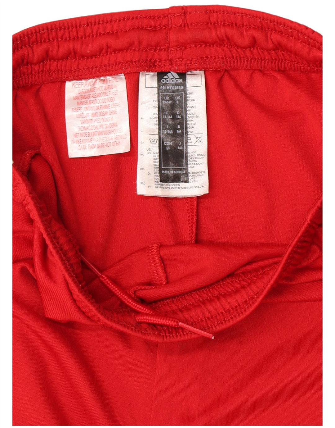 Adidas Boys Aeroready Sport Shorts 13-14 Years  Red Polyester