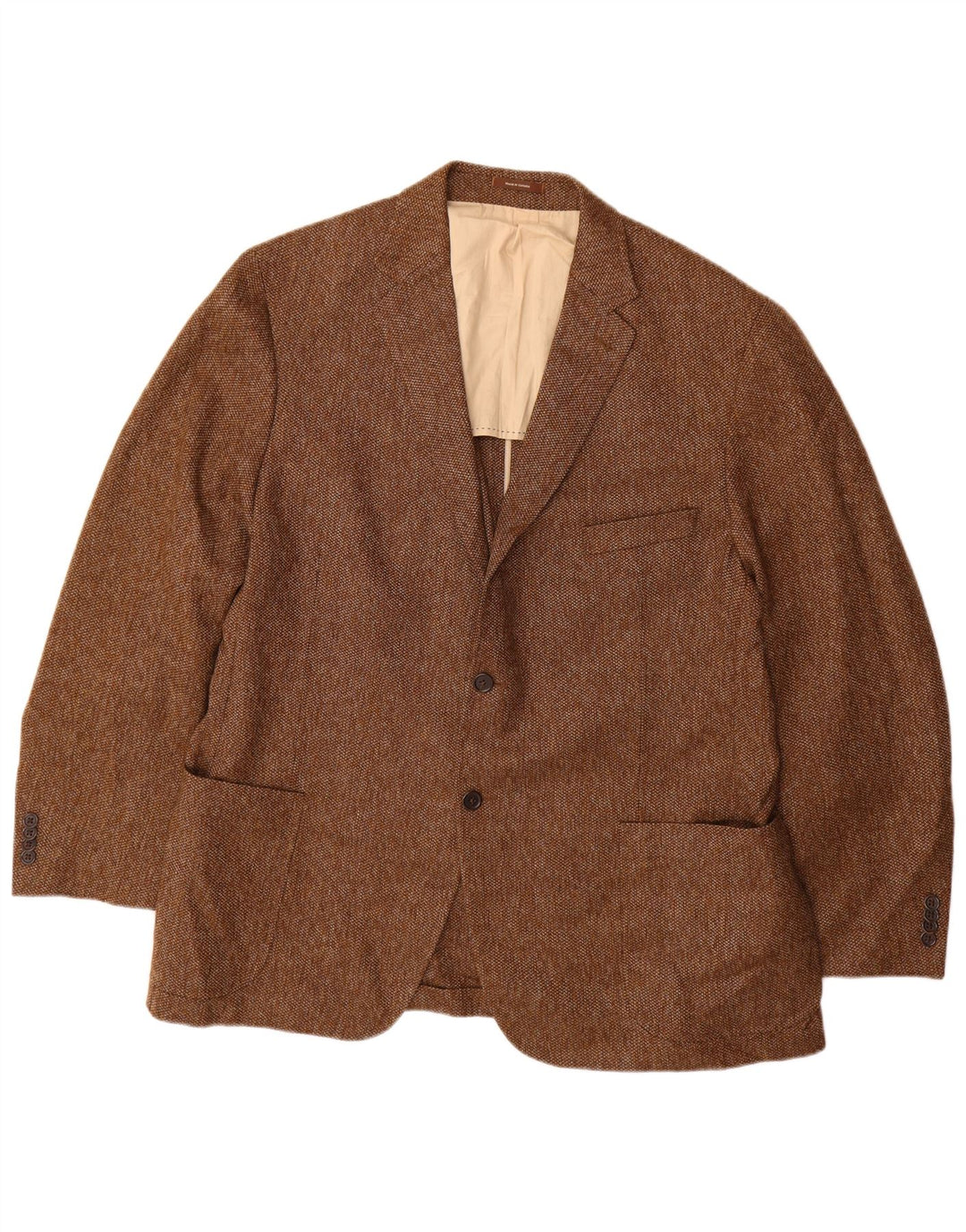 PETER MILLAR Mens 2 Button Blazer Jacket UK 40 Large Brown