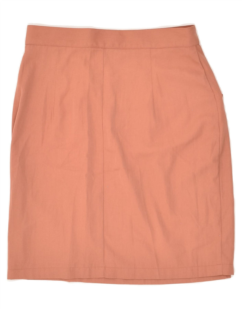 BENETTON Womens Wrap Skirt IT 42 Medium W28  Orange Polyester Vintage Benetton and Second-Hand Benetton from Messina Hembry 