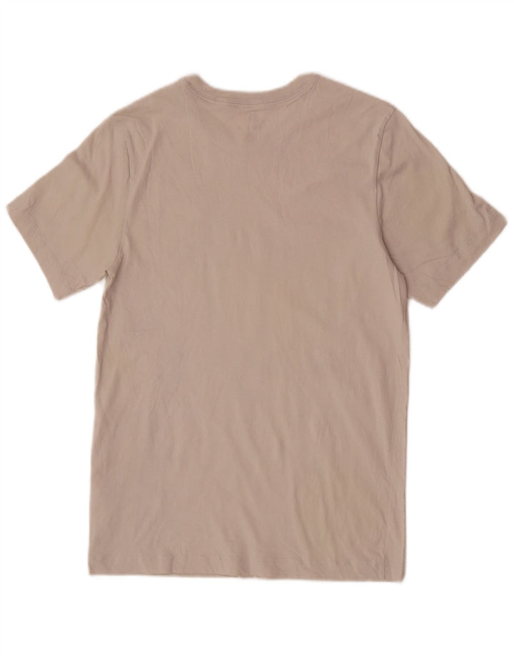 Nike Mens T-Shirt Top Small Off White Cotton