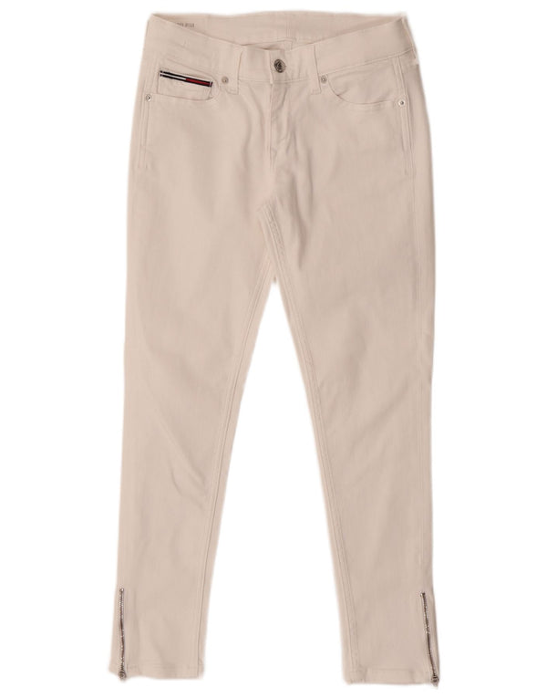 Tommy Hilfiger Womens Nora Mid Rise Skinny Jeans W28 L26 White