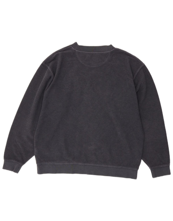 Wrangler Womens Graphic Sweatshirt Jumper UK 14 Medium Grey Cotton