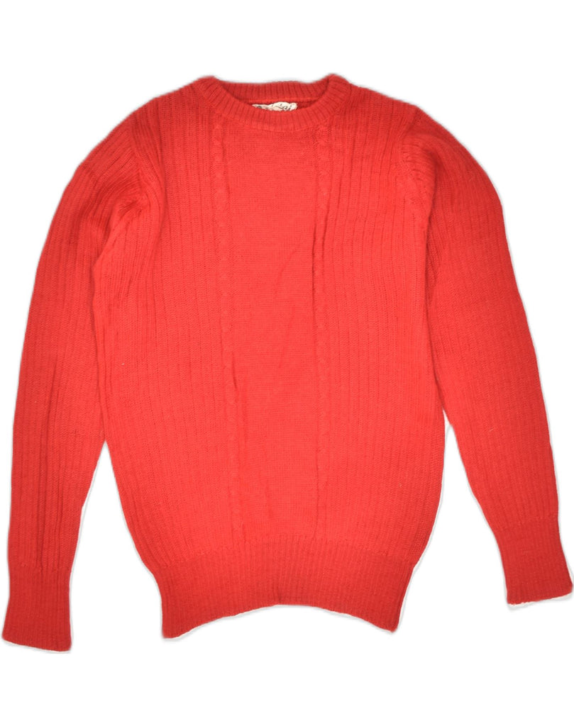 VINTAGE Womens Crew Neck Jumper Sweater UK 18 XL Red | Vintage | Thrift | Second-Hand | Used Clothing | Messina Hembry 