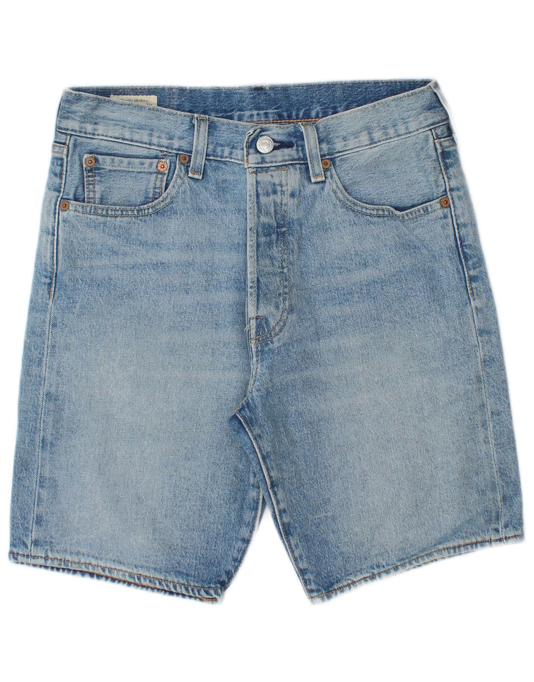 LEVI'S Mens 501 Denim Shorts W30 Medium  Blue Cotton