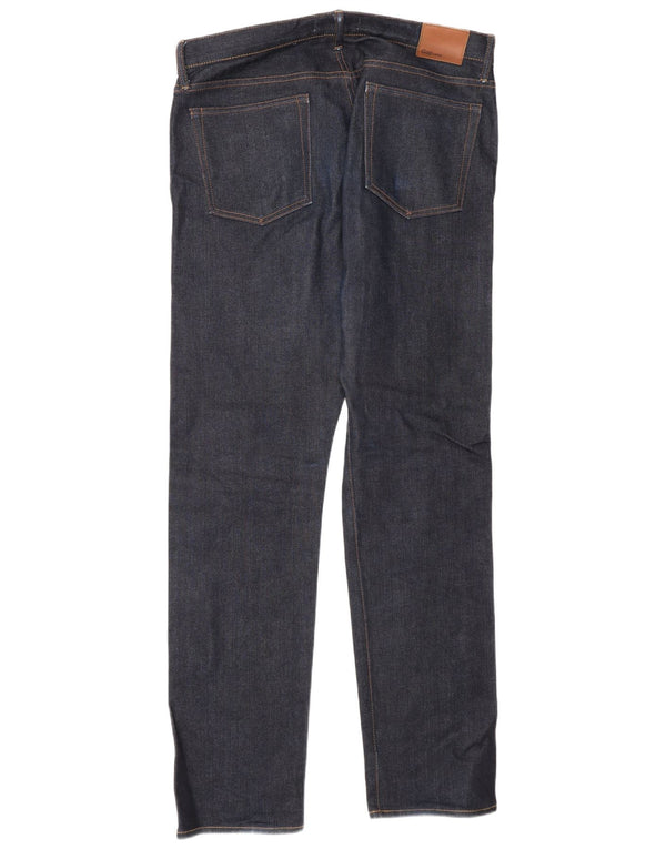 Gap Mens Slim Jeans W34 L32 Navy Blue Cotton