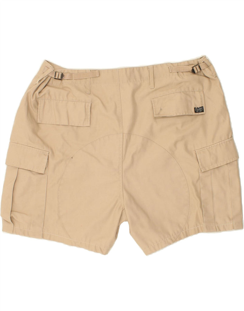 VINTAGE Mens Cargo Shorts W39 XL Beige Cotton Vintage Vintage and Second-Hand Vintage from Messina Hembry 