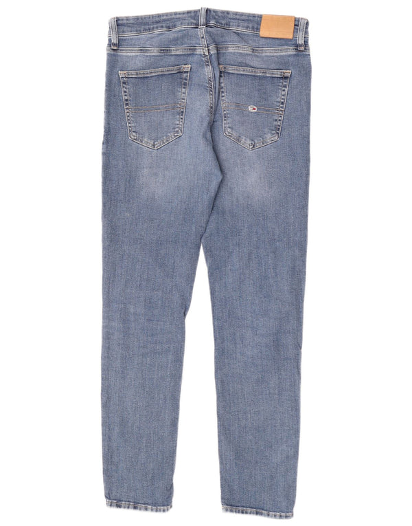 Tommy Hilfiger Mens Austin Slim Tapered Jeans W33 L34 Blue Cotton