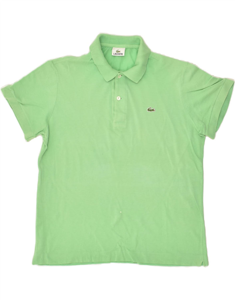 LACOSTE Mens Polo Shirt Size 4 Medium Green | Vintage Lacoste | Thrift | Second-Hand Lacoste | Used Clothing | Messina Hembry 