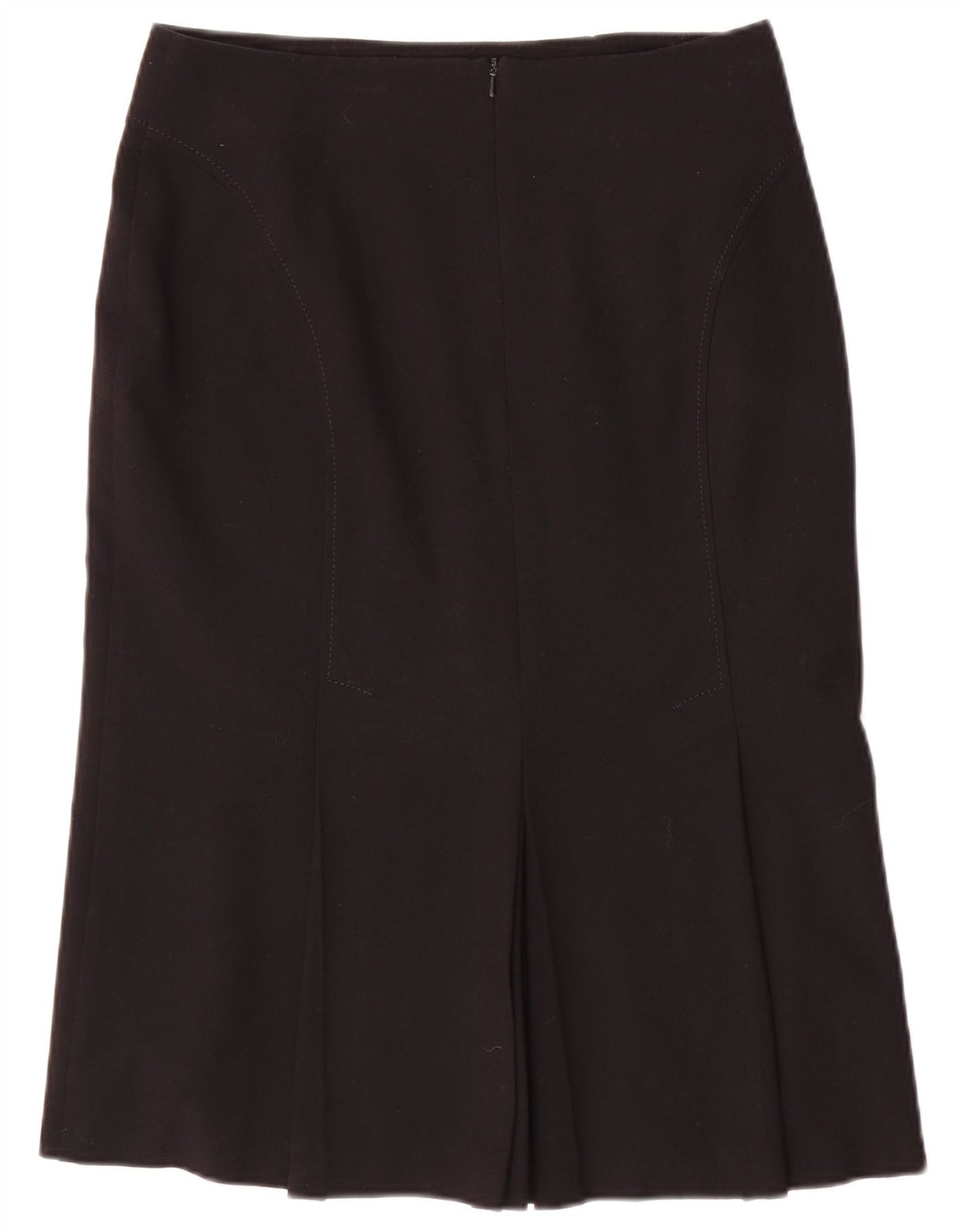Marks & Spencer Womens Straight Skirt UK 12 Medium W30 Black Polyester