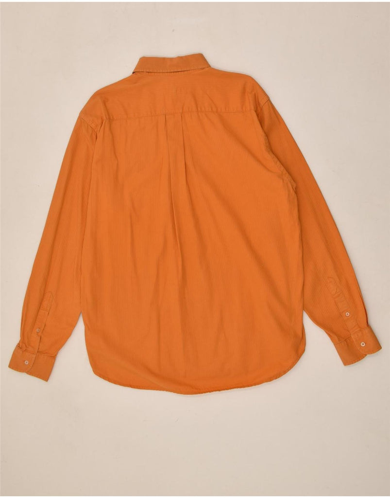 GOOSE & GANDER Mens Shirt Size 50 Medium Orange Cotton | Vintage Goose & Gander | Thrift | Second-Hand Goose & Gander | Used Clothing | Messina Hembry 