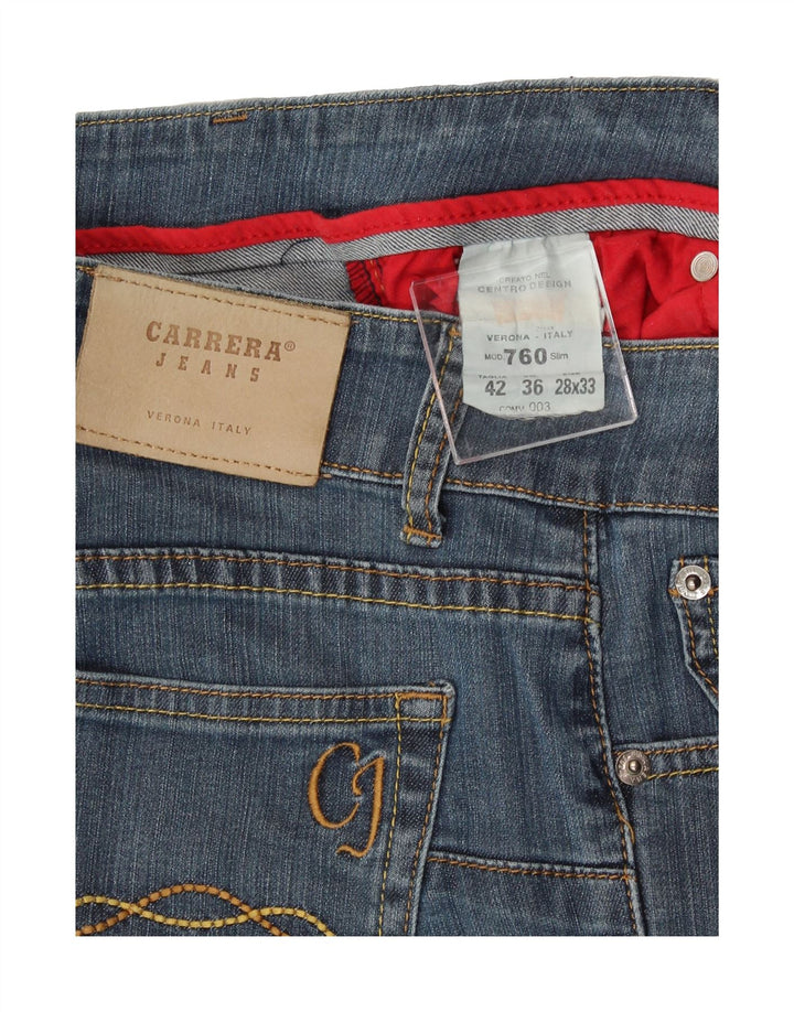 CARRERA Womens Slim Jeans IT 42 Medium W28 L33 Blue Cotton Vintage Carrera and Second-Hand Carrera from Messina Hembry 