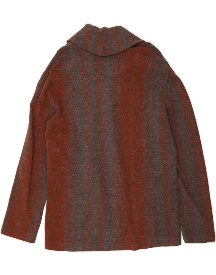 CONFEZIONI Womens Roll Neck Jumper Sweater IT 48 XL Brown Striped Vintage Confezioni and Second-Hand Confezioni from Messina Hembry 