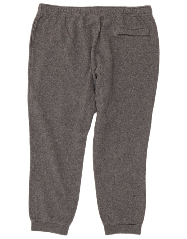NIKE Mens Tracksuit Trousers Joggers XL  Grey Cotton