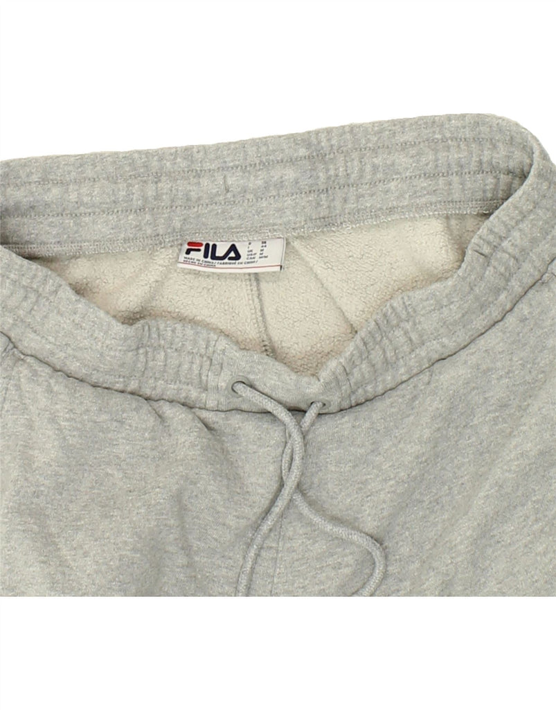 FILA Mens Tracksuit Trousers Joggers Medium Grey Cotton | Vintage Fila | Thrift | Second-Hand Fila | Used Clothing | Messina Hembry 