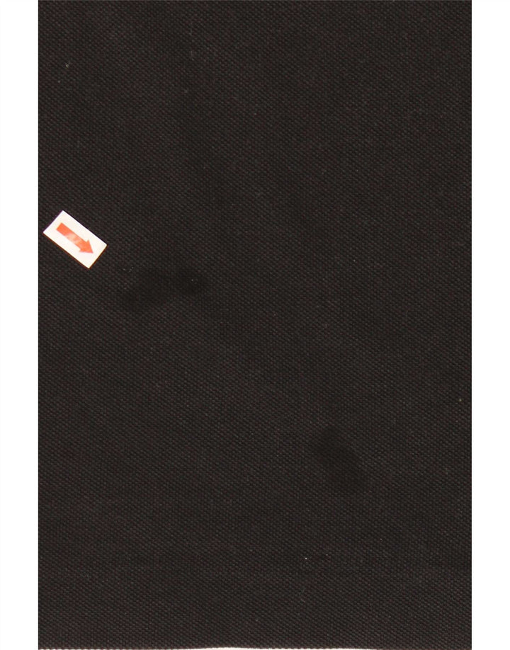 Lacoste Mens Polo Shirt Size 5 Large Black Cotton