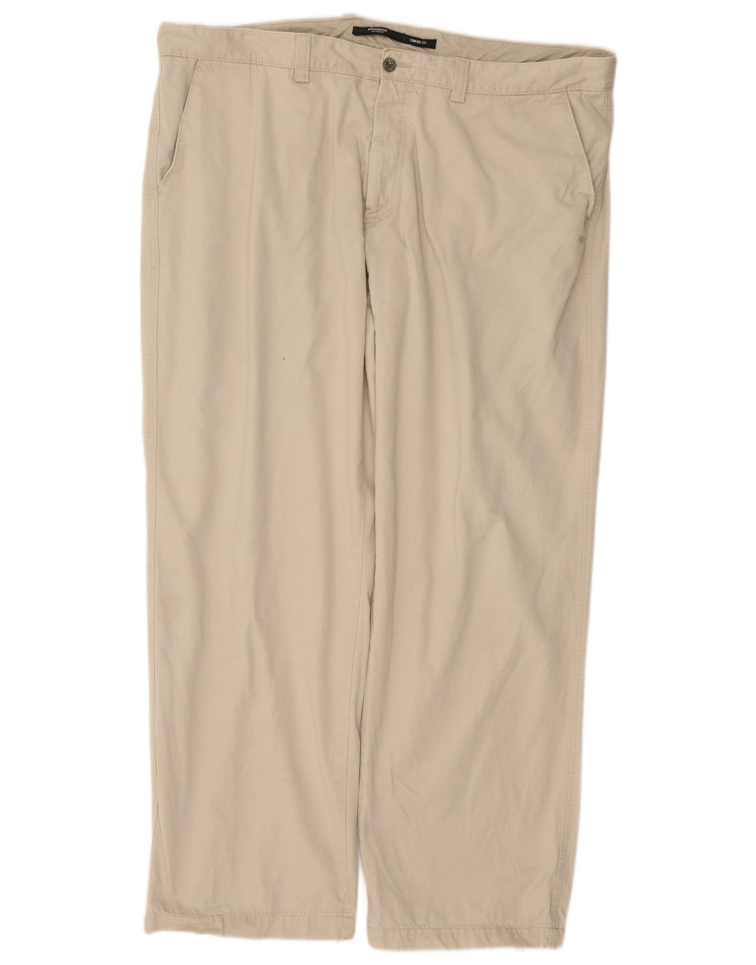 DOCKERS Mens Straight Chino Trousers W42 L32 Beige