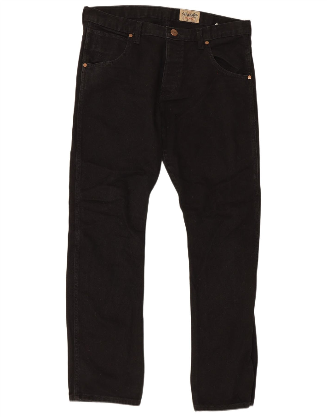 Wrangler Mens Spencer Slim Straight Jeans W34 L32 Black