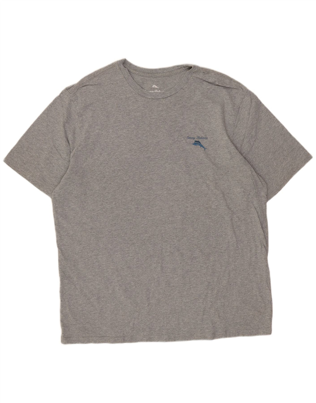 Tommy Bahama Mens Graphic T-Shirt Top Large Grey Cotton