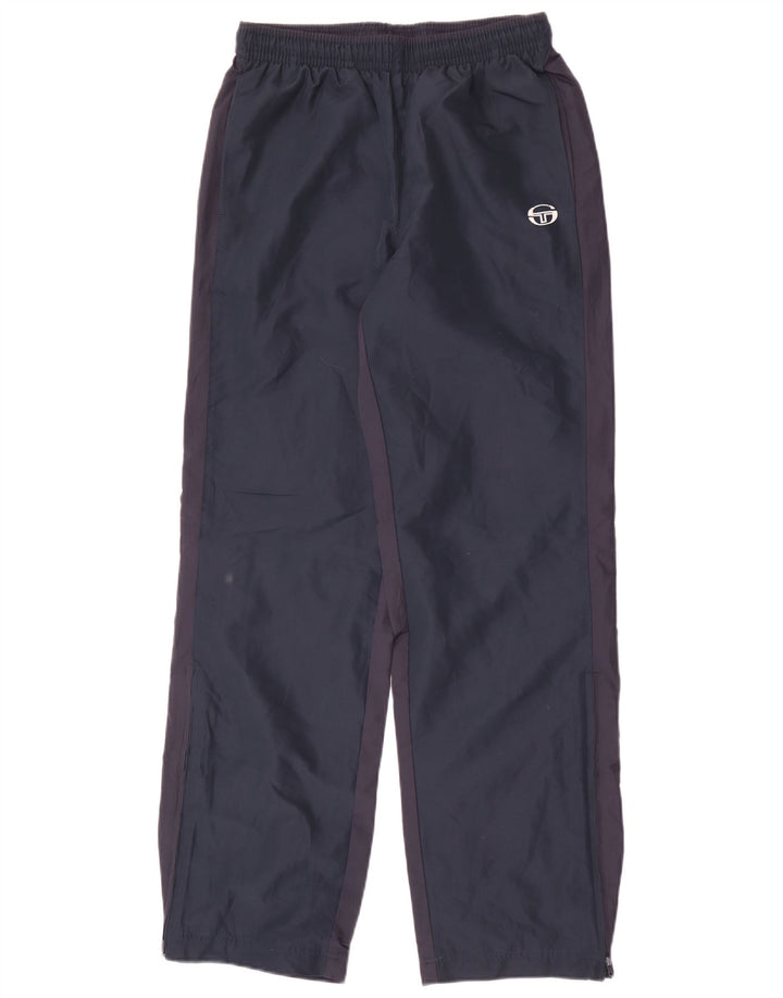 Sergio Tacchini Mens Tracksuit Trousers Medium Navy Blue Polyester