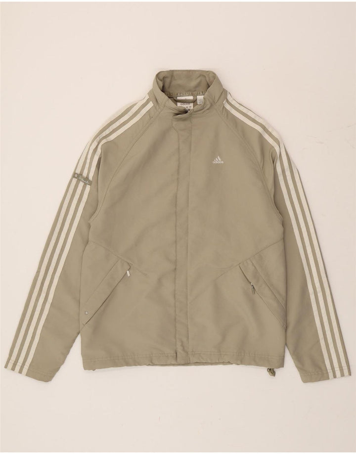 Adidas Mens Tracksuit Top Jacket XS Green Polyester