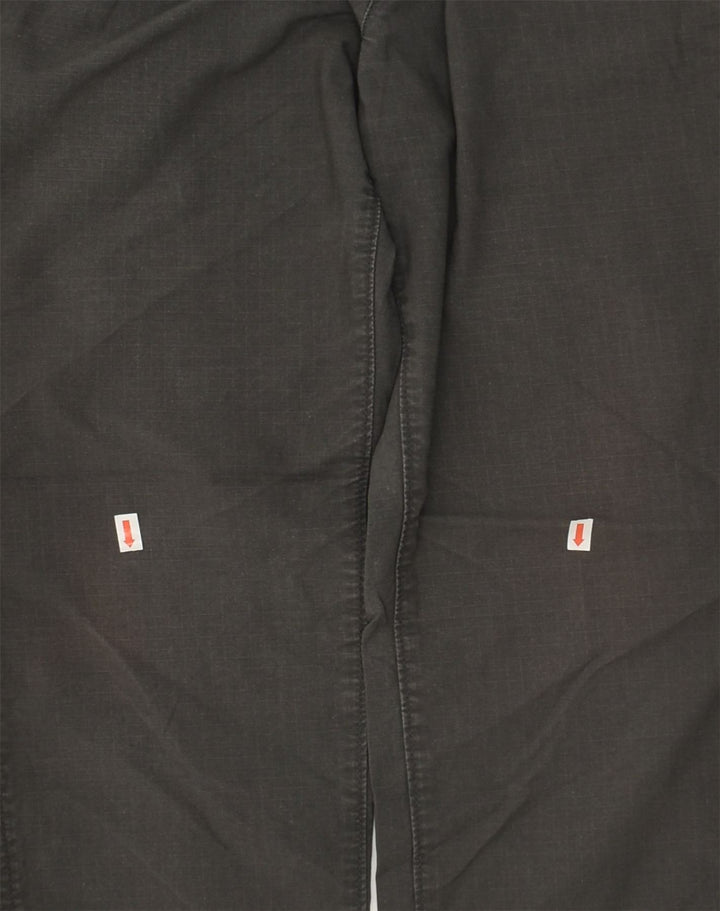 EDDIE BAUER Womens Slightly Curvy Straight Chino Trousers US 4 Small W30 L29 Grey | Vintage Eddie Bauer | Thrift | Second-Hand Eddie Bauer | Used Clothing | Messina Hembry 