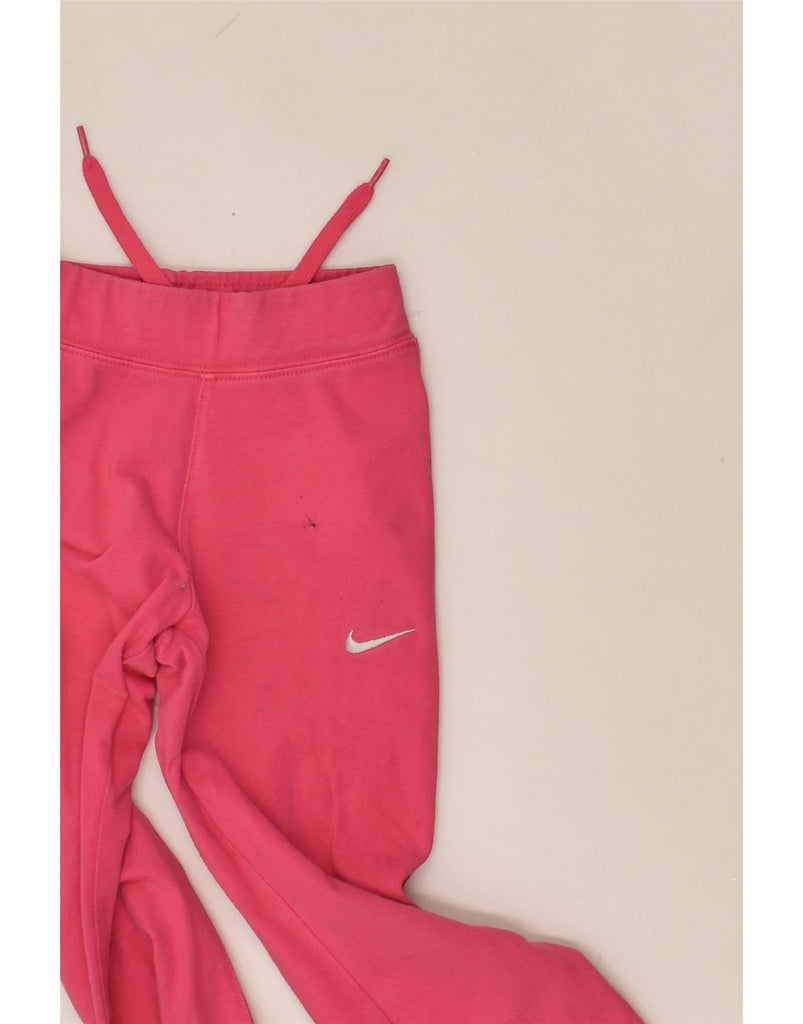 NIKE Girls Tracksuit Trousers 3-4 Years XS Pink Cotton | Vintage Nike | Thrift | Second-Hand Nike | Used Clothing | Messina Hembry 