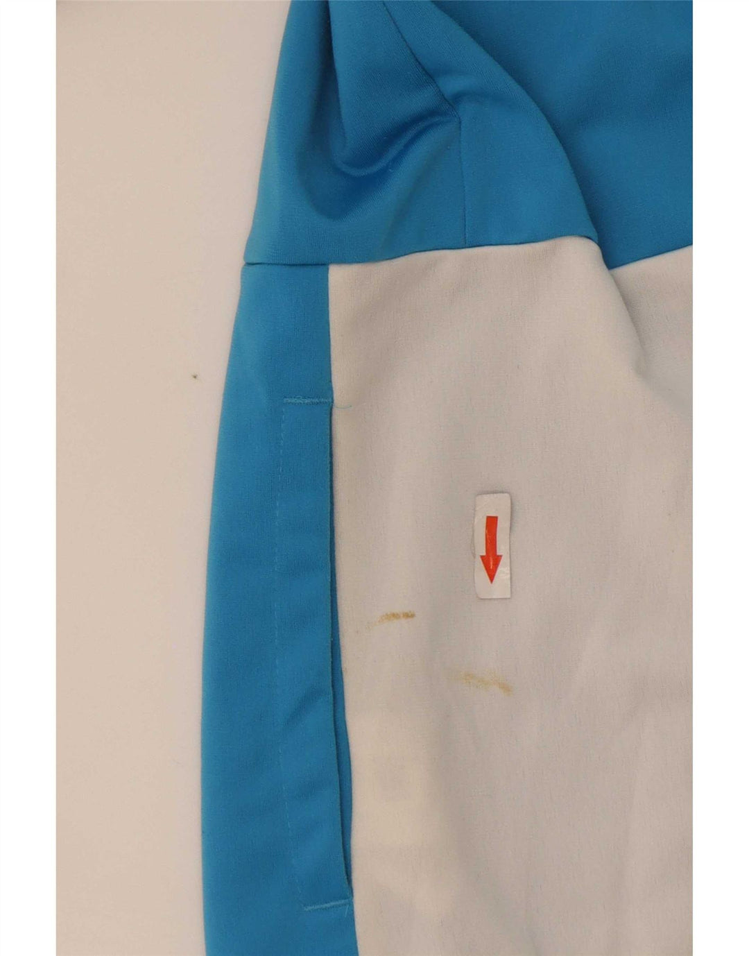 Adidas Womens Tracksuit Top Jacket UK 12/14 Medium Blue Colourblock