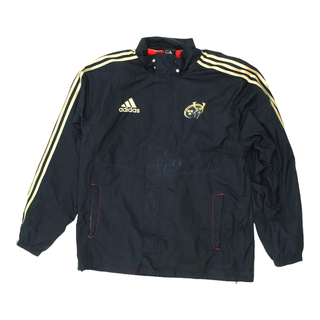 Munster Rugby 2011 Adidas Mens Navy Training Jacket | Vintage Sportswear | Vintage Messina Hembry | Thrift | Second-Hand Messina Hembry | Used Clothing | Messina Hembry 
