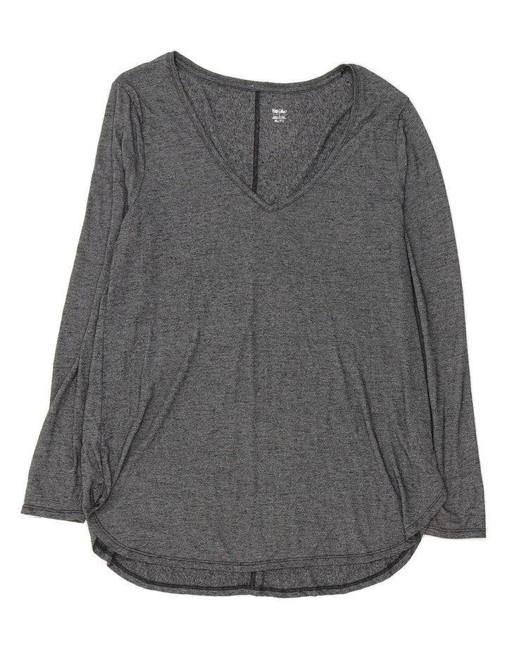 MOSSIMO Womens Top Long Sleeve UK 18 XL Grey Polyester Vintage Mossimo and Second-Hand Mossimo from Messina Hembry 