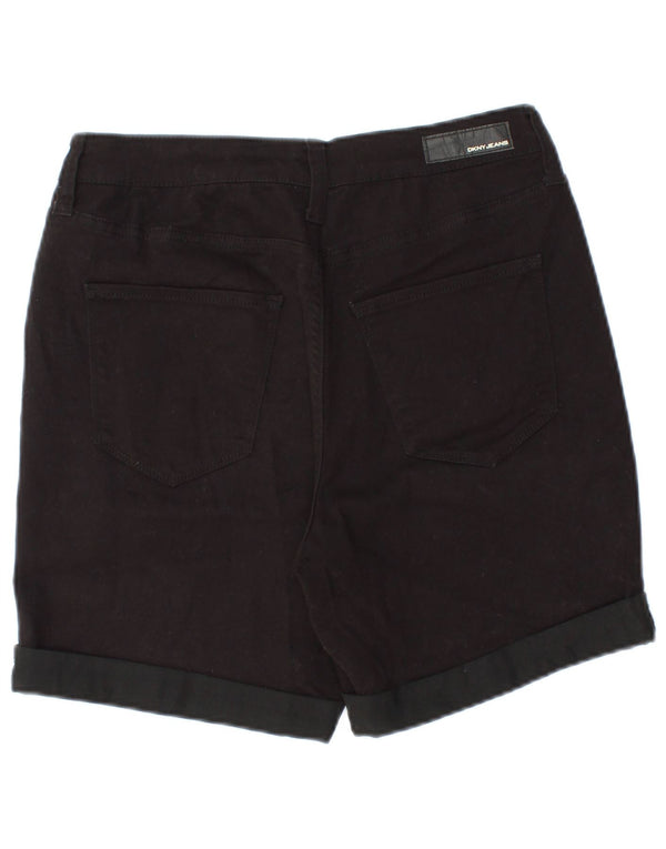 Dkny Womens Denim Shorts US 6 Medium W28 Black Cotton