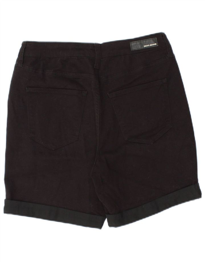 Dkny Womens Denim Shorts US 6 Medium W28 Black Cotton