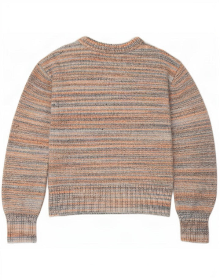 Marks & Spencer Womens Boat Neck Jumper Sweater UK 14 Medium Multicoloured